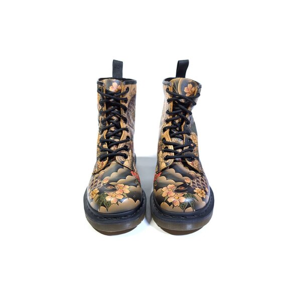 DR. MARTENS X EVISU WAGARA TATTOO SLEEVE KOI FISH Boots Womens Size 6 - Picture 5 of 14
